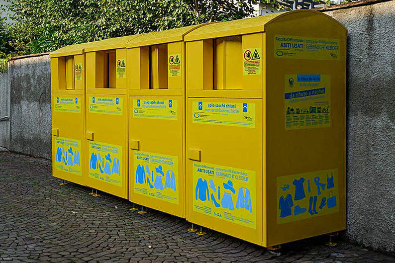 Altkleidersammlung in Brixen