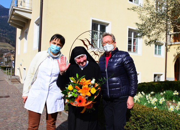 Fiori per il 101° compleanno 