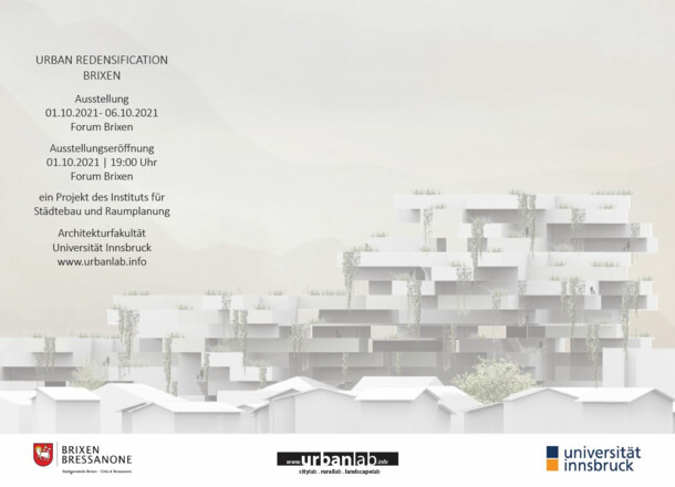 Mostra URBAN REDENSIFICATION a Bressanone