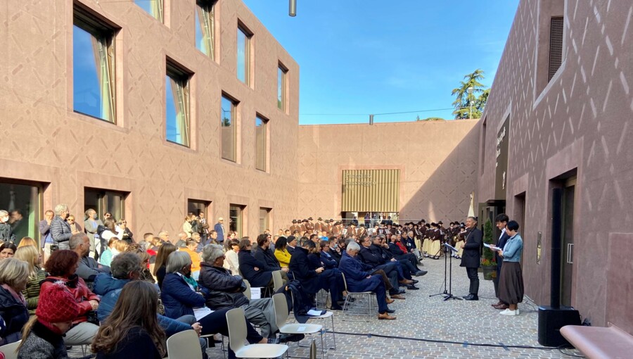 Festa nella zona Priel: Inaugurazione della Scuola di Musica e della sede della banda musicale, e successivo accesso alla palestra di roccia Vertikale dell’AVS