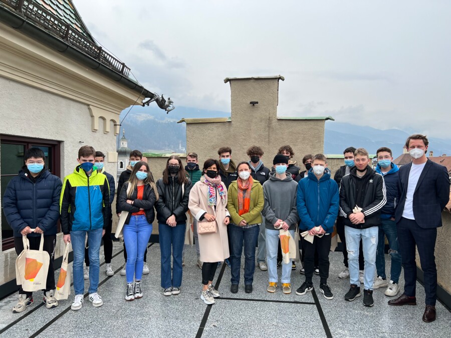 Studenti del WFO in visita al comune