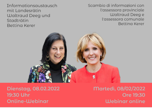 Webinar su possibili sostegni per le familie