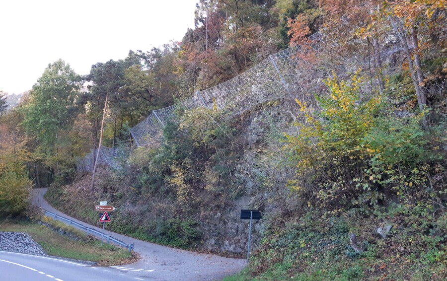 Conclusi i lavori delle opere paramassi in via Mac Nutt nell’ambito della Protezione Civile